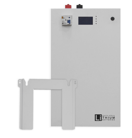 2.6kWh LiFePO4 Lithium-Ion Battery, White